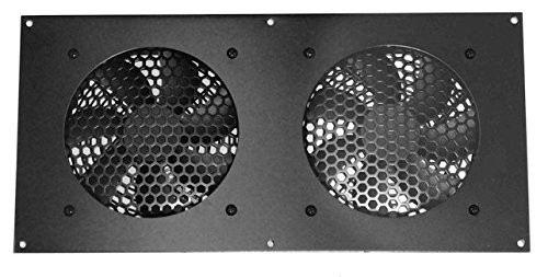 Coolerguys Dual 120mm Fan kit with pre-Set Thermal Controller CG-1202-P Black 