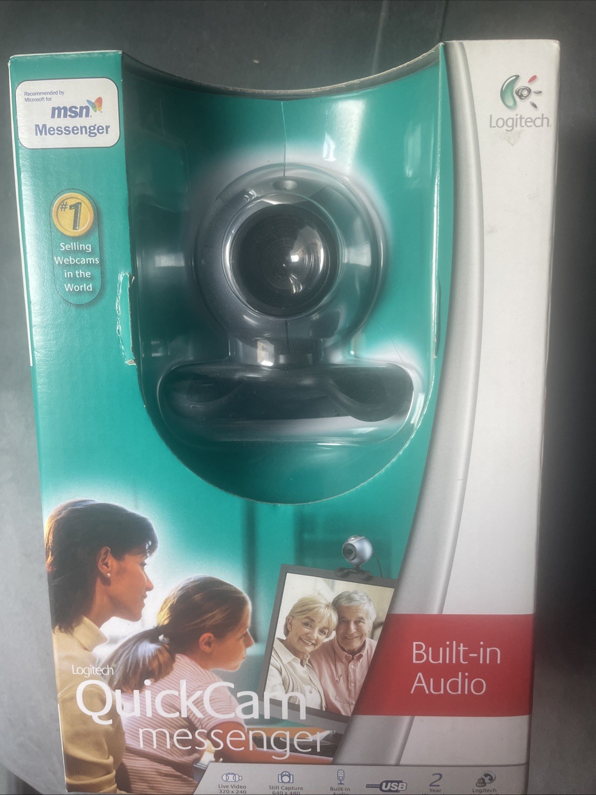 New Sealed QuickCam Messenger (Logitech) QC MESS 961420-0403 (Vintage 2005)