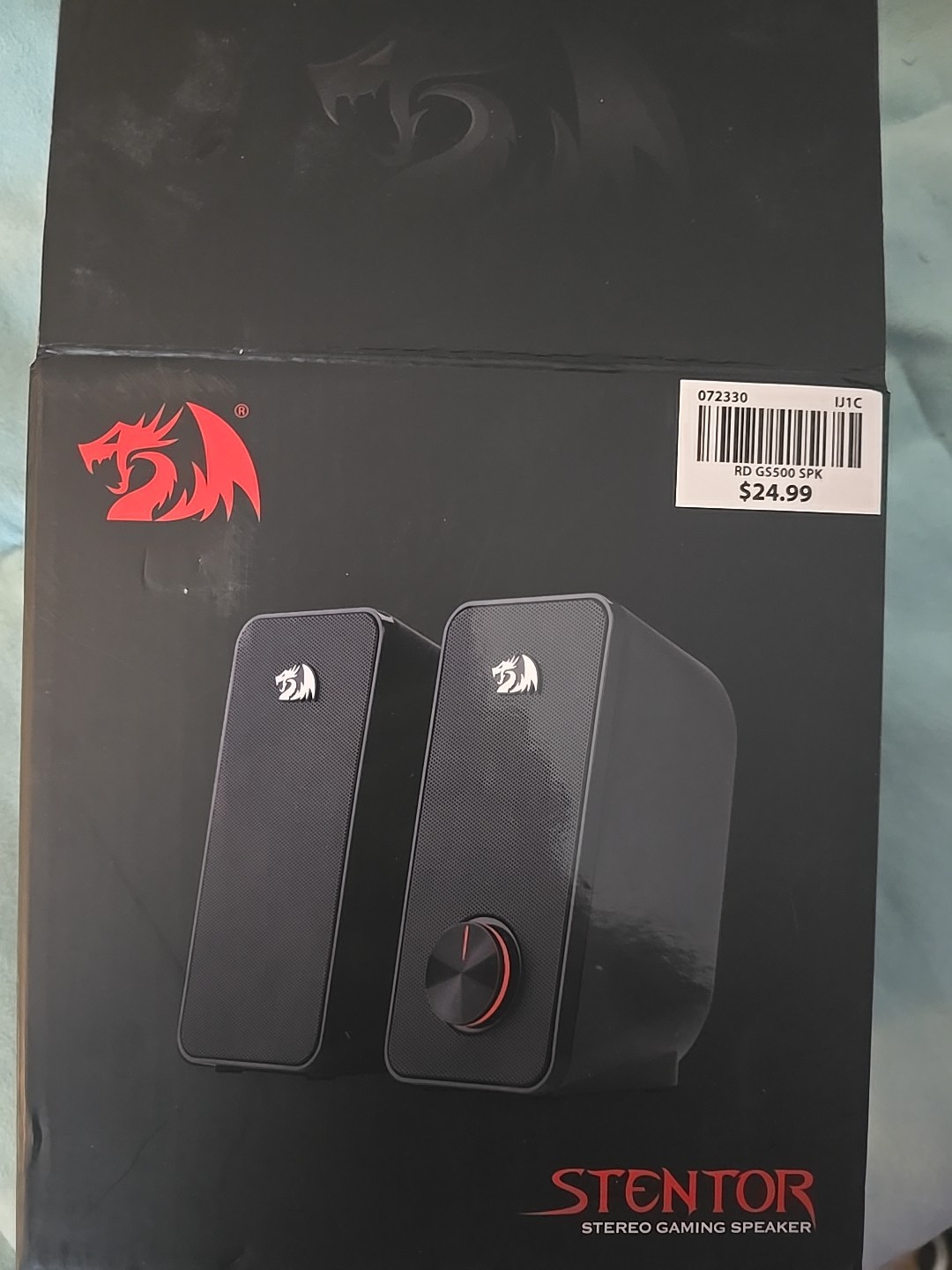 REDRAGON GS500 Stentor PC Gaming Speaker 2.0 Channel Stereo Desktop New Note MB