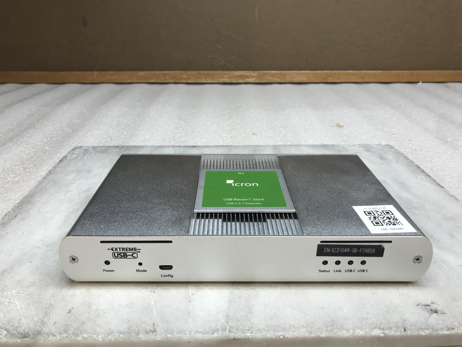 Icron USB Raven 3104 Pro USB 3-2-1 Extender No Power Adapter Tested