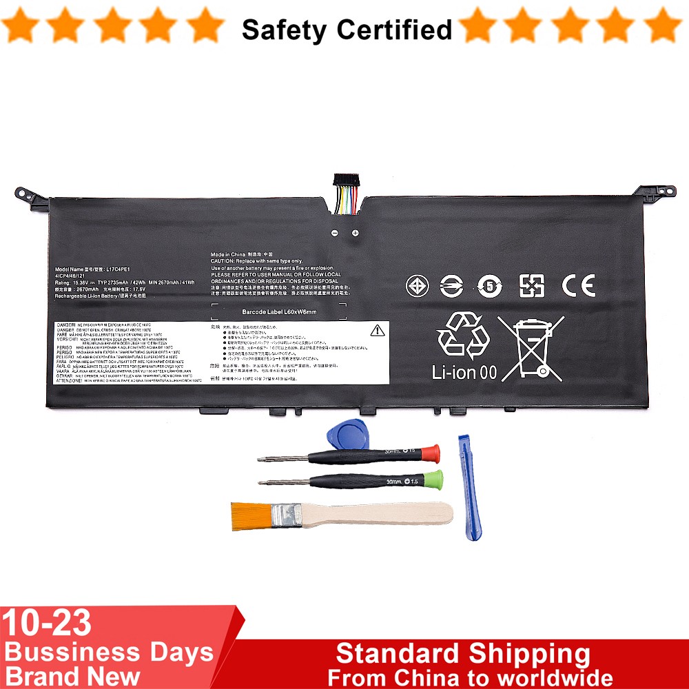 L17C4PE1 Battery For Lenovo ideapad 730S-13IWL Yoga S730-13IWL S730-13IML 42Wh