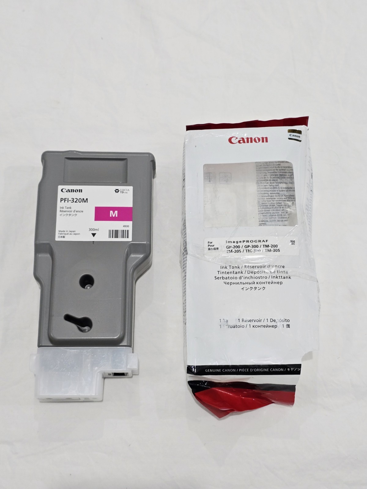 Canon PFI-320M Magenta High Yield Ink Cartridge (2892C001AA) Install By 2024.04