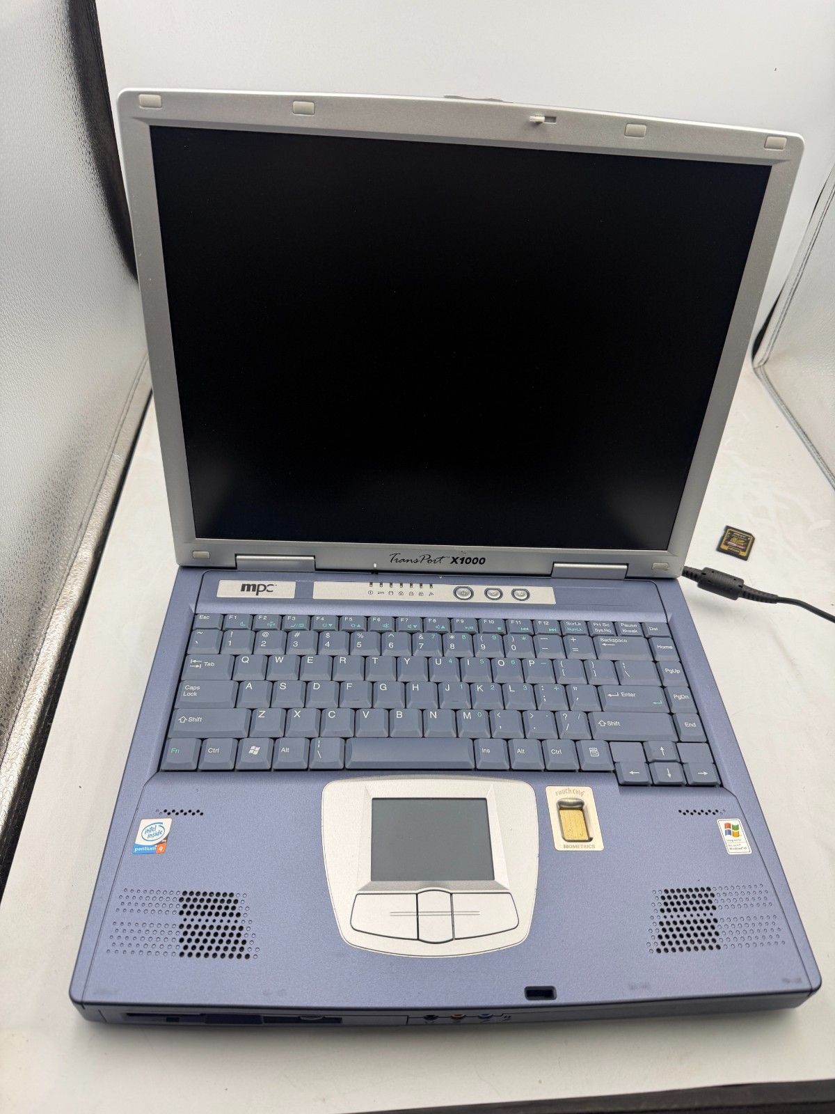 VINTAGE MPC transport x1000 laptop - A GRADE COSMETICS - Pentium 4 M CPU - READ