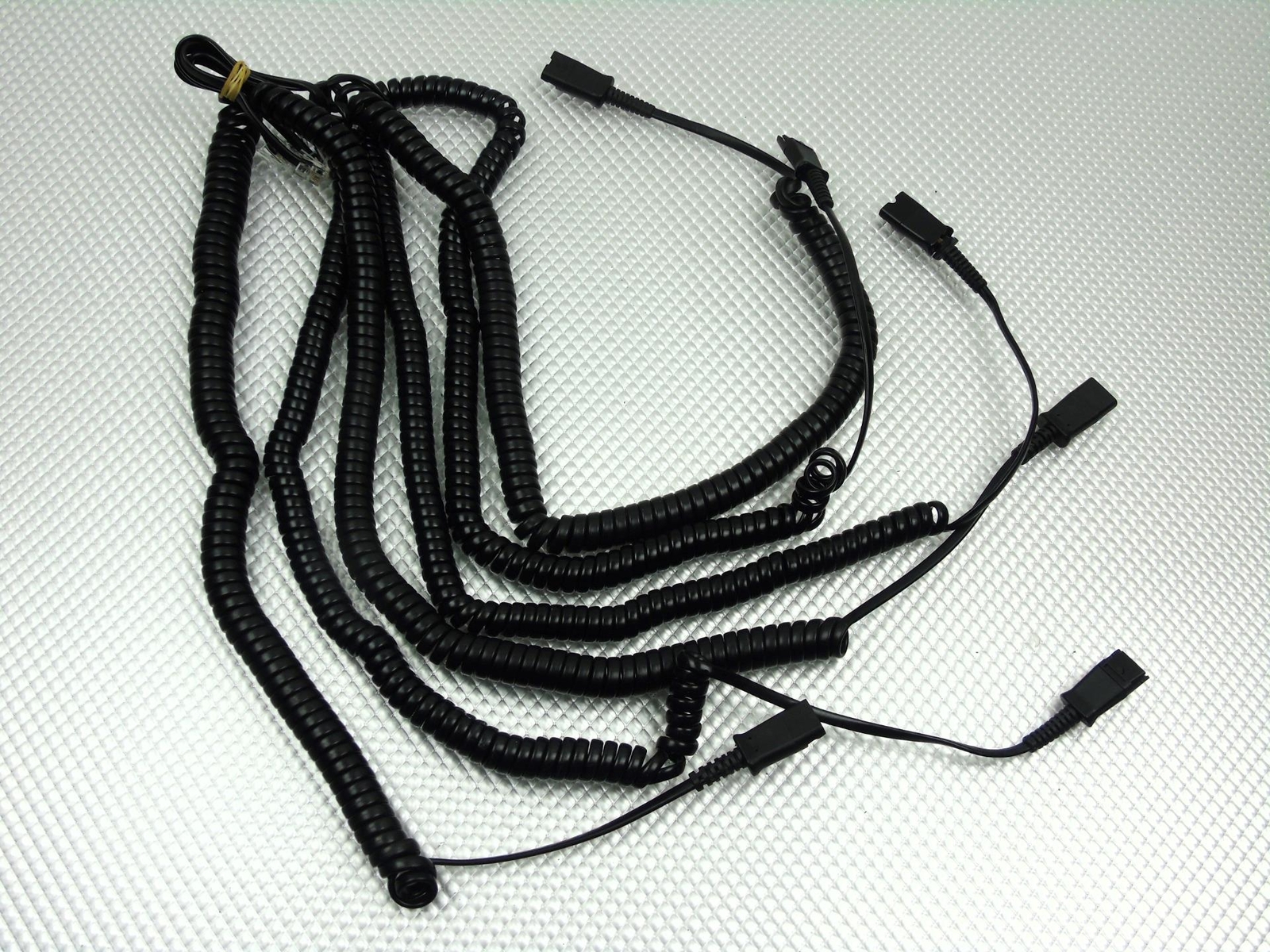 Lot of 6 - Plantronics Direct Connect & Amplifier Headset Adapter Cable 27-In