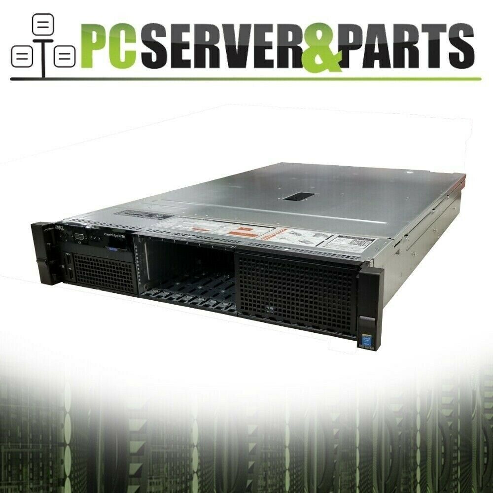Dell R730 8B SFF Server 16-Core 2.40GHz E5-2630 v3 64GB RAM 8x Trays RPS H730