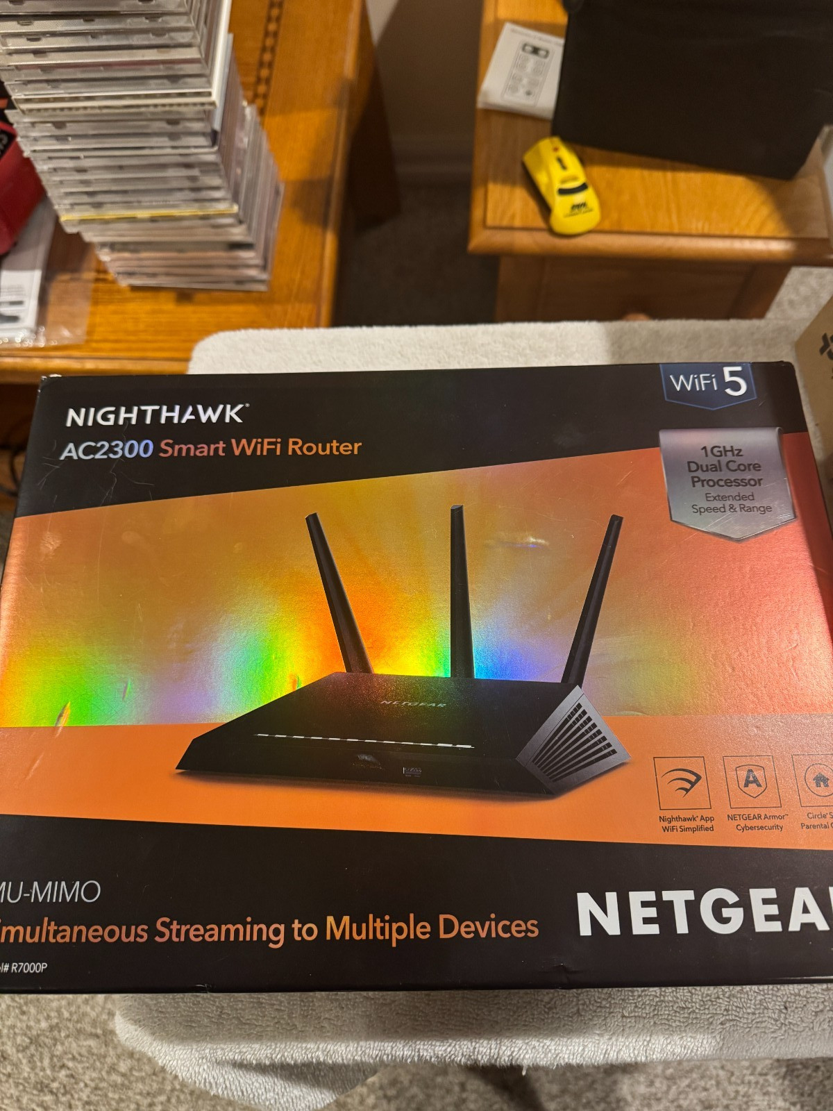 Netgear Nighthawk AC2300 Smart WiFi Gigabit Router R7000P-100NAS - OPEN BOX