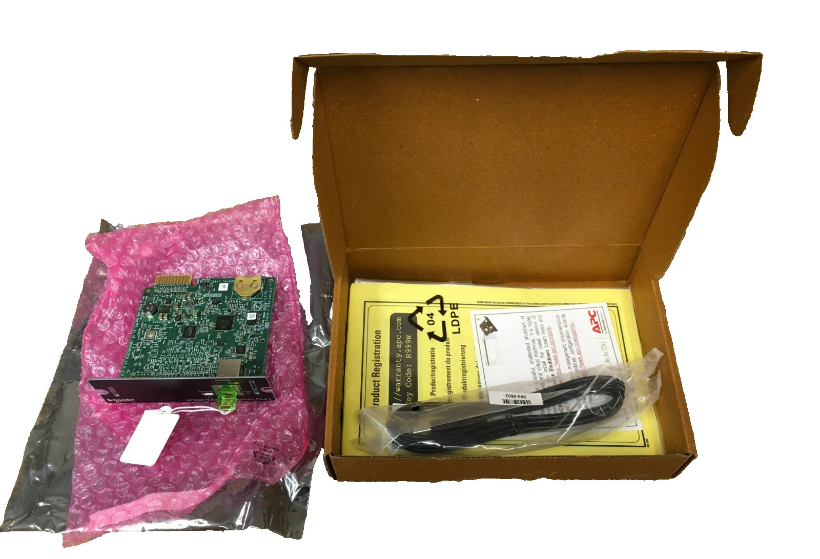 NEW APC AP9640 UPS Network Management Card 3 NMC3 Schneider Electric open box