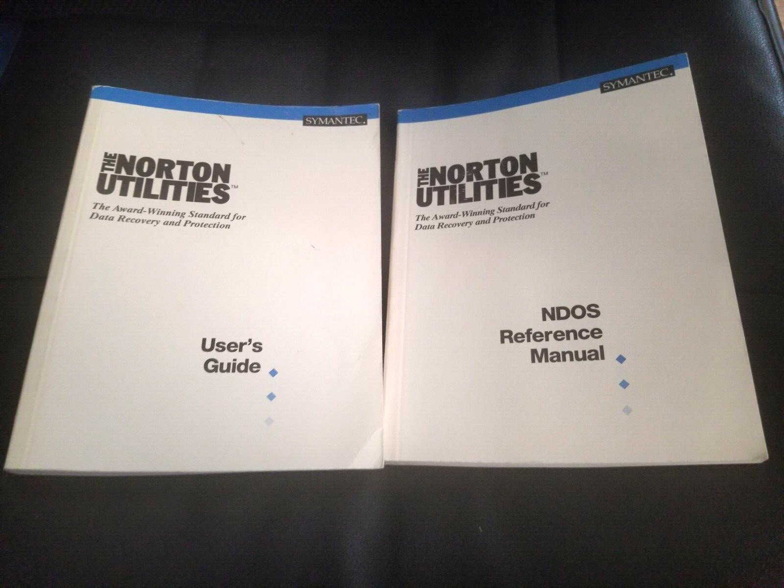Norton utilities 6.0 Manuals - Users Guide and NDOS Reference Manual
