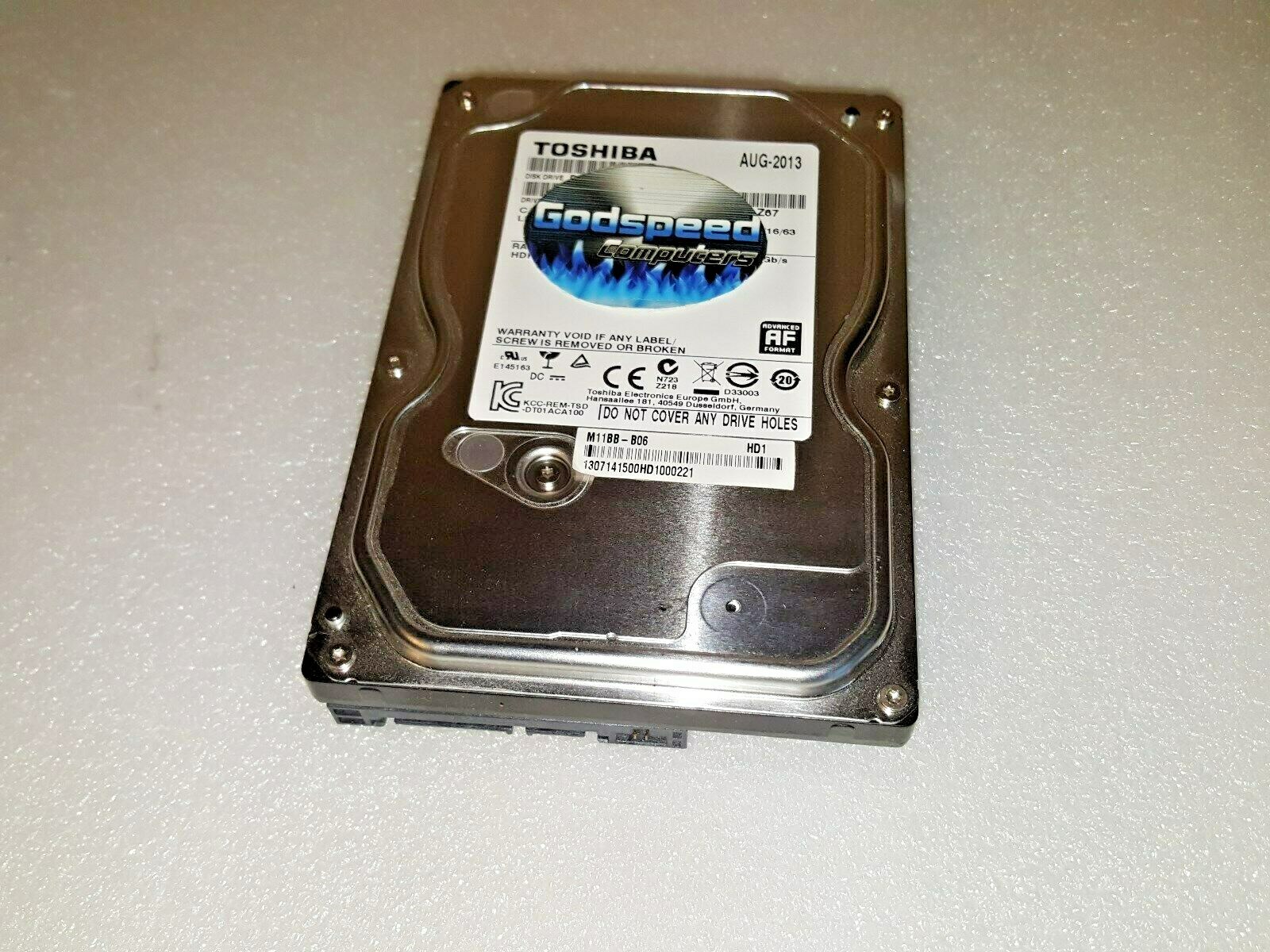 HP Pavilion p6654y - 1TB Hard Drive Windows 7 Professional 64-Bit Loaded