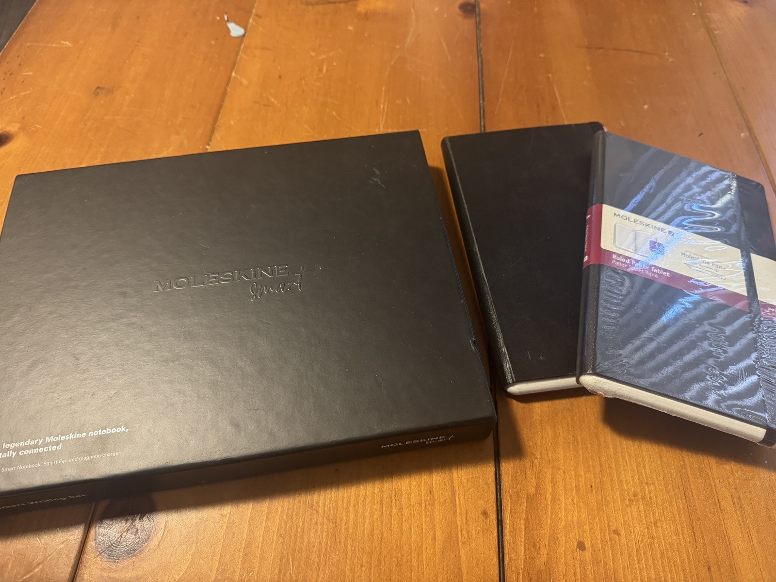 Moleskine Smart Writing Set Pen+ Digital Notebook NIB, plus 2 extra notebooks