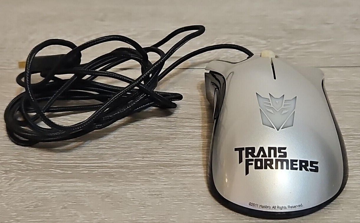 Razer Transformers 2011 Deathadder Gaming Mouse Discontinued Rare Megatron Ed.
