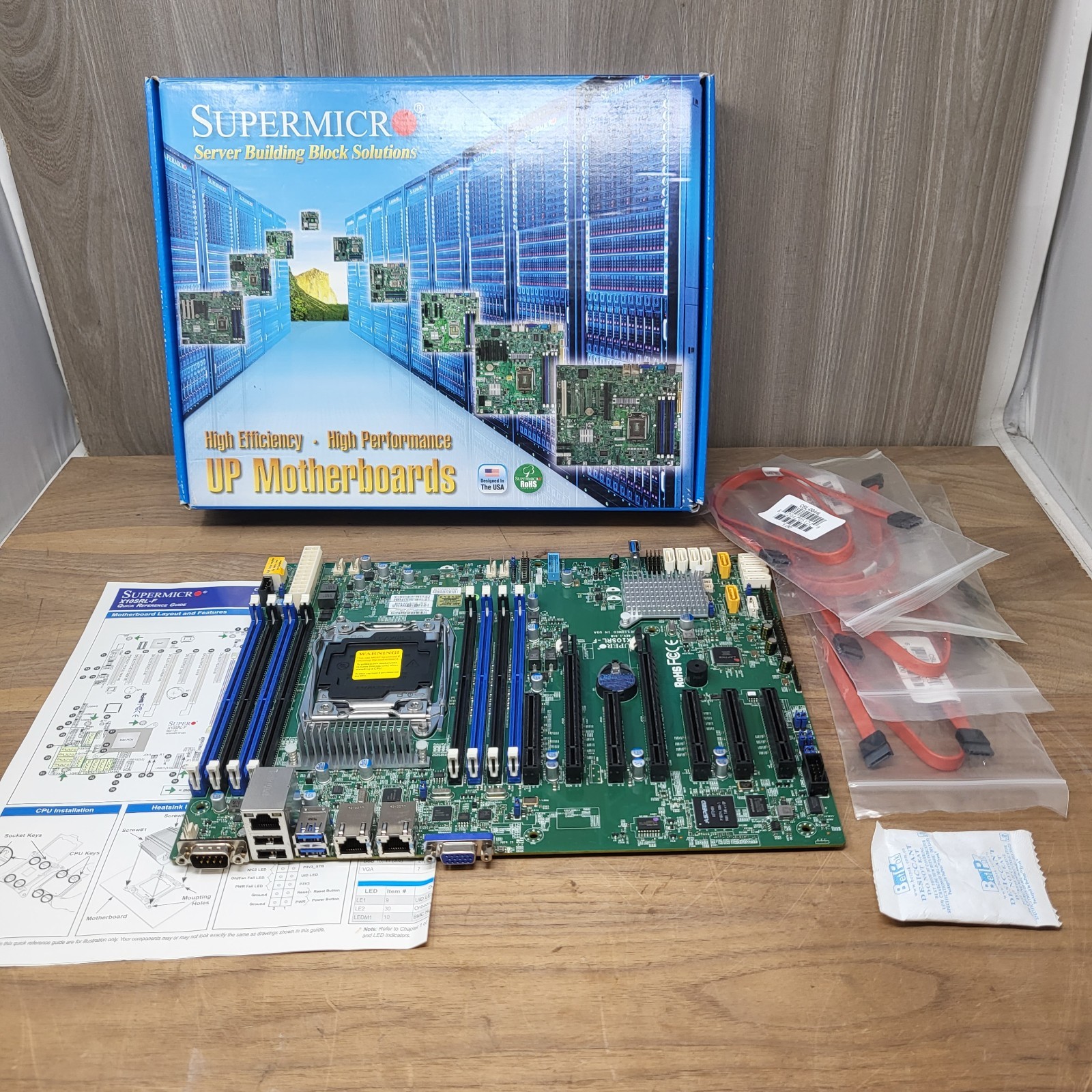 Supermicro X10SRL-F LGA2011-3 C612 Server Motherboard DDR4 IPMI New Open Box