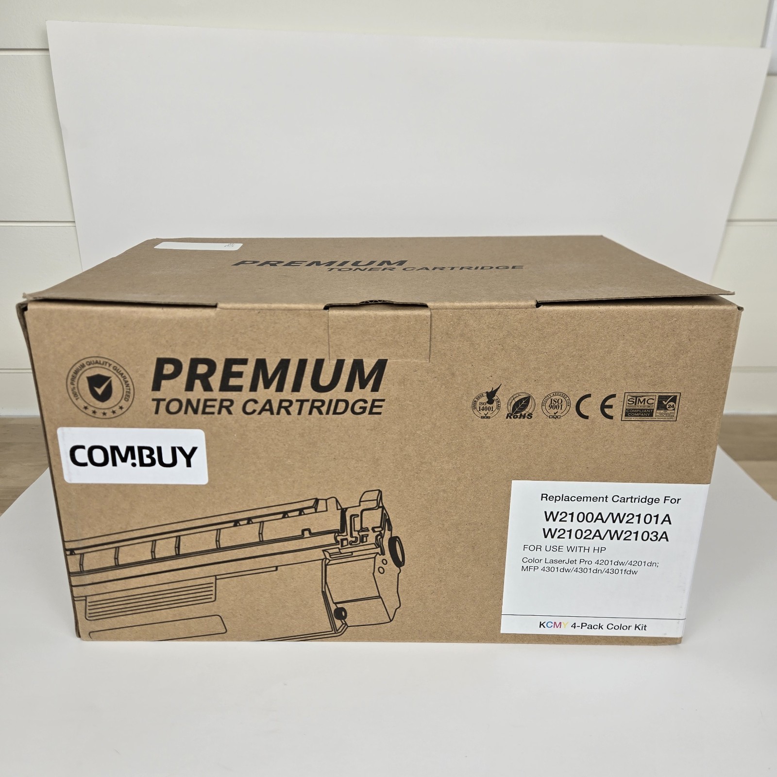 KCMY Toner Cartridges 4 Pack Set W2100A W2101A W2102A W2103A  Sealed HP laserjet