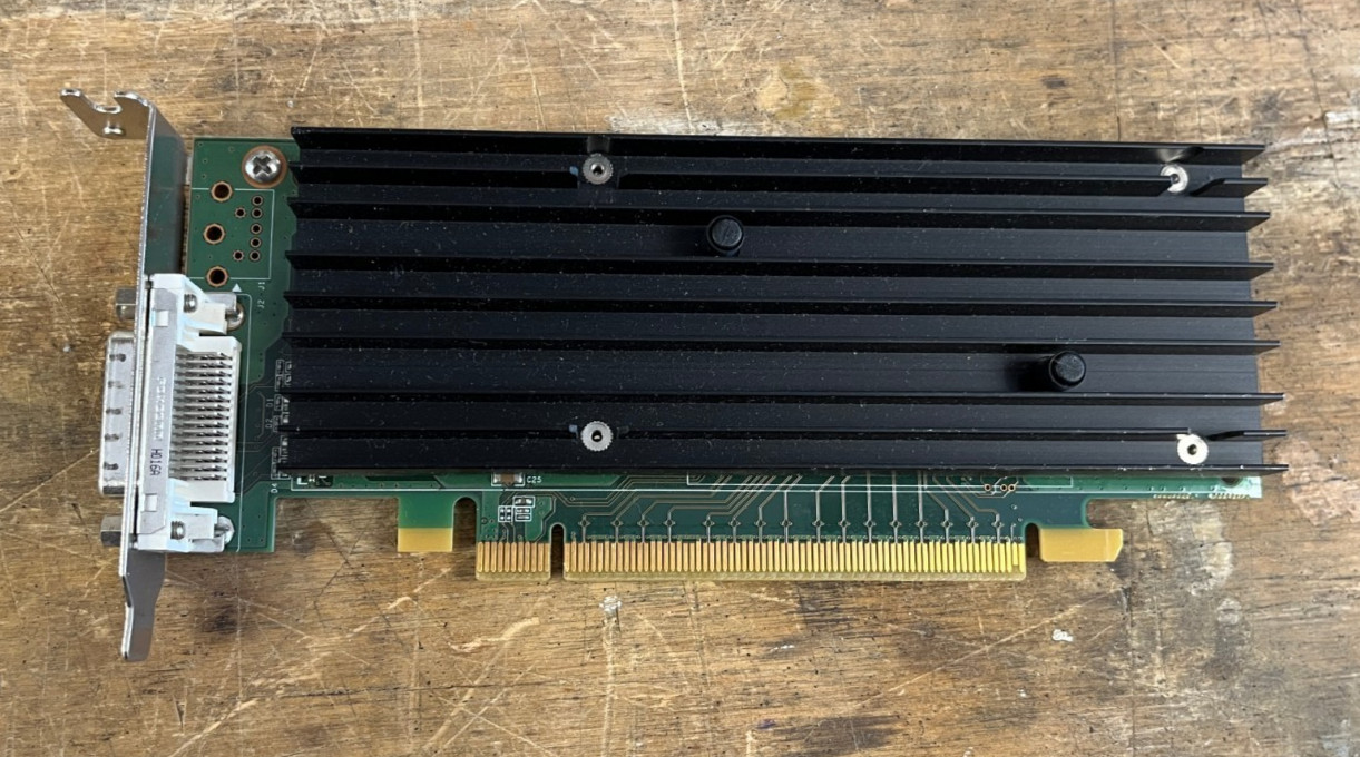 HP nVidia Quadro NVS 290 PCI-E Video Graphics Card 454319-001 w/splitter cable