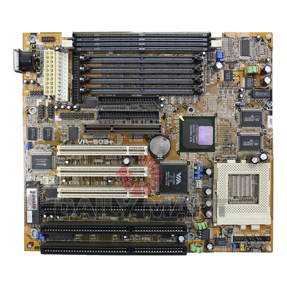 Used & Tested FIC VA-503+ Motherboard