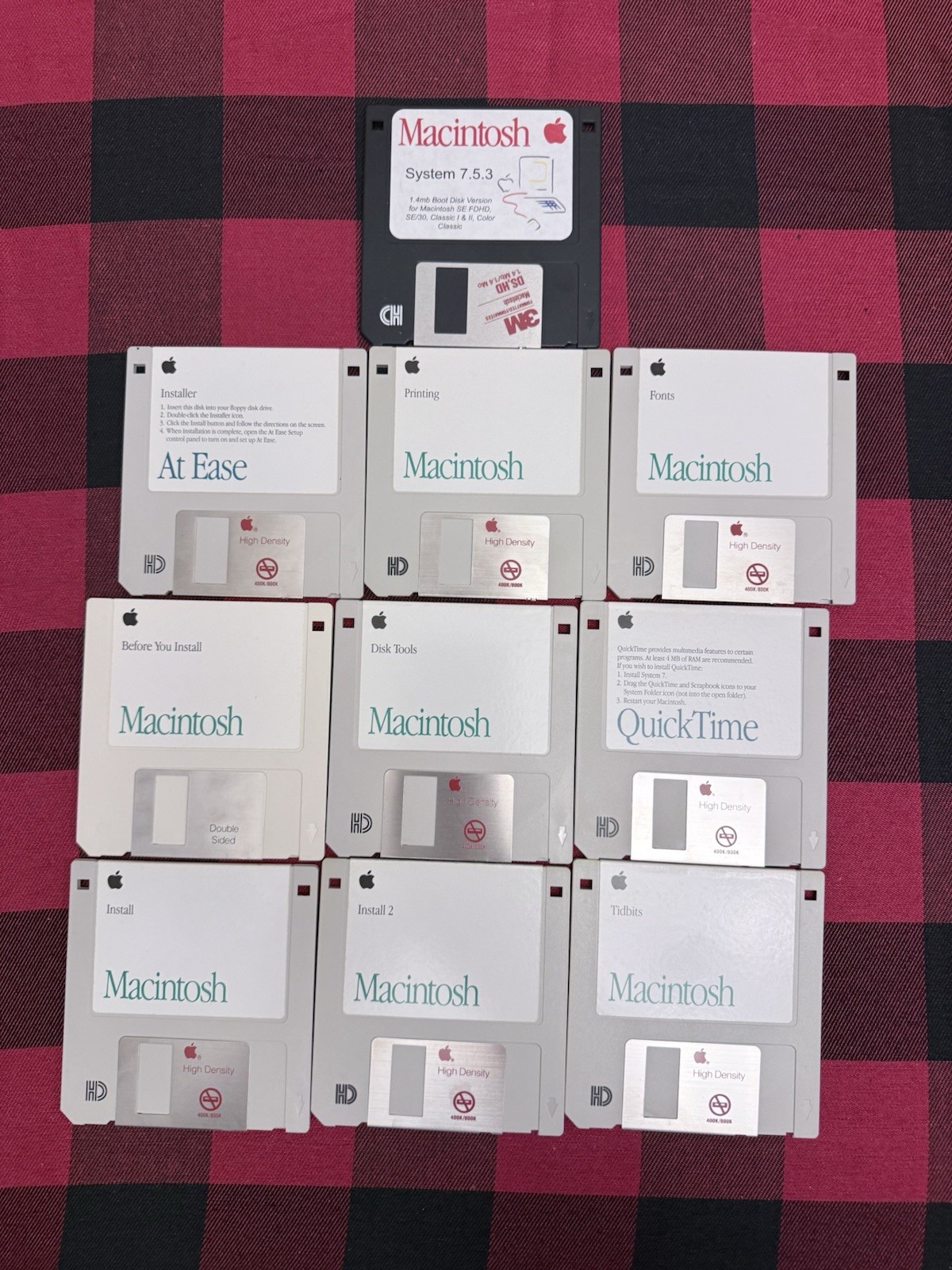Macintosh Classic Floppy Disk Setup Floppy Disks Software Apple Macintosh 1994