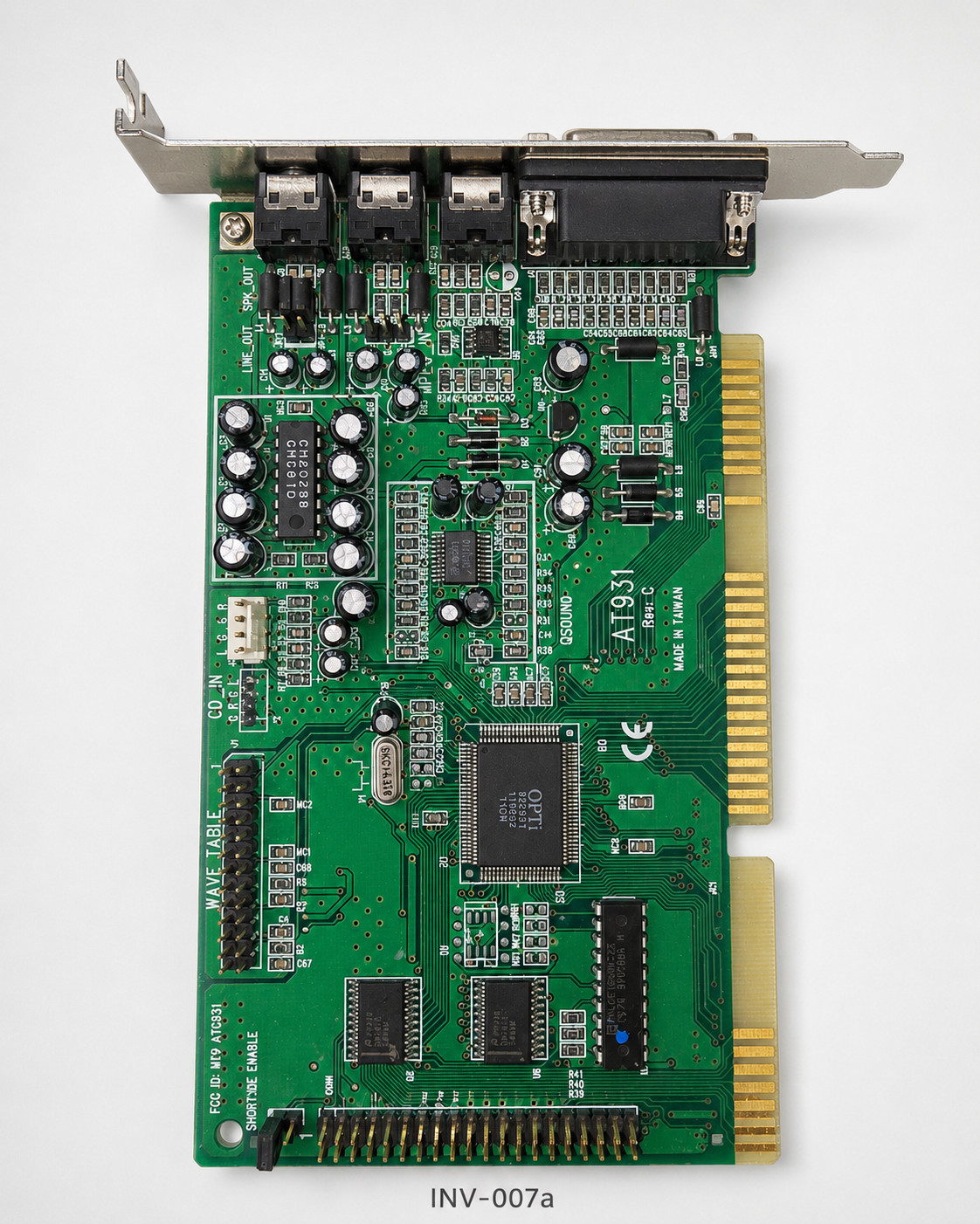 QSound AT931 Vintage ISA Sound Card ATC931 PC Audio Board