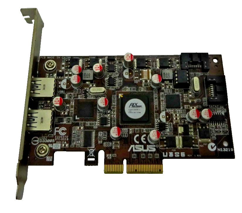 ASUS *U3S6* PCIe Expansion Card - 2x SATA 6Gb/s + 2x USB 3.0 #GK14413
