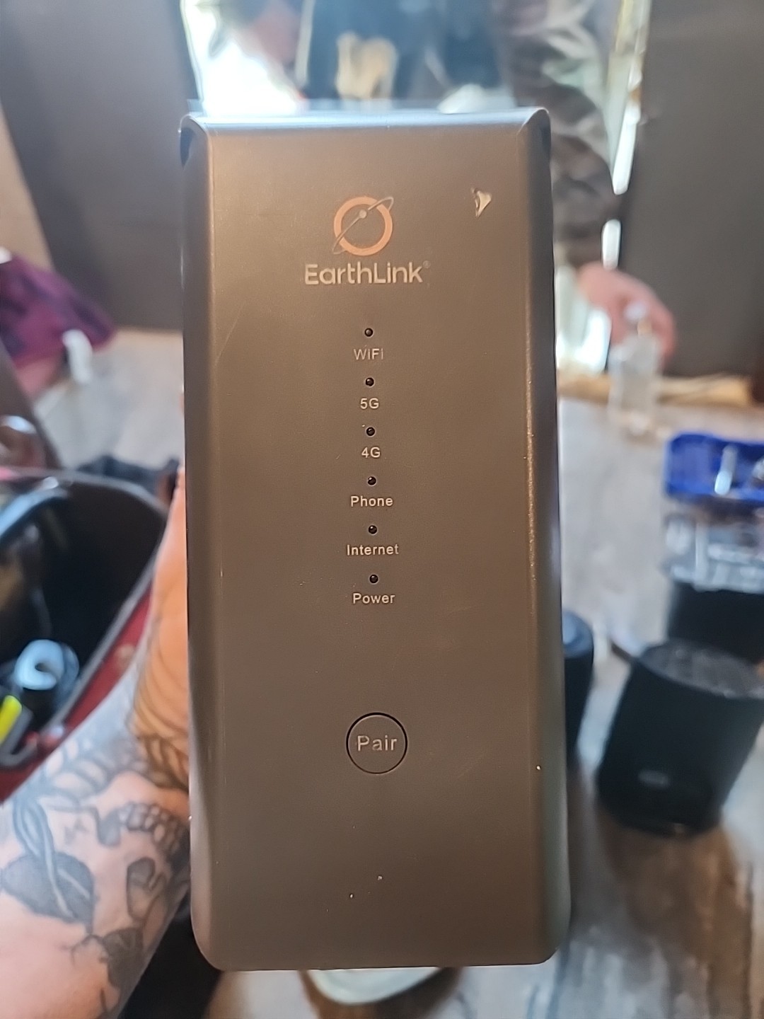 EarthLink Wireless Internet Router D60 5G EL5000 with no cords