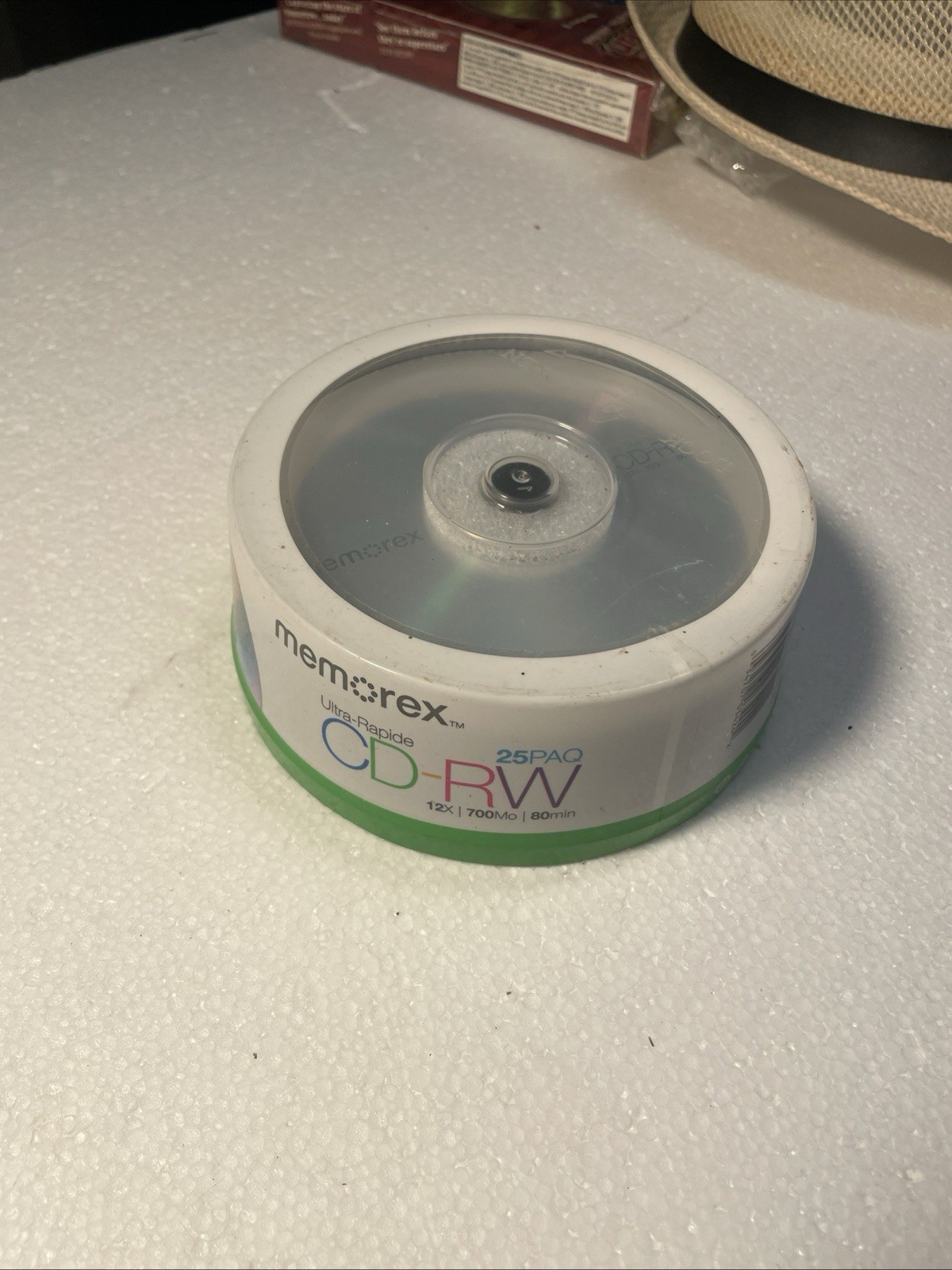 *Brand NEW* Memorex 25 Pack CD-RW Rewritable 4X | 700MB | 80min - Factory Sealed