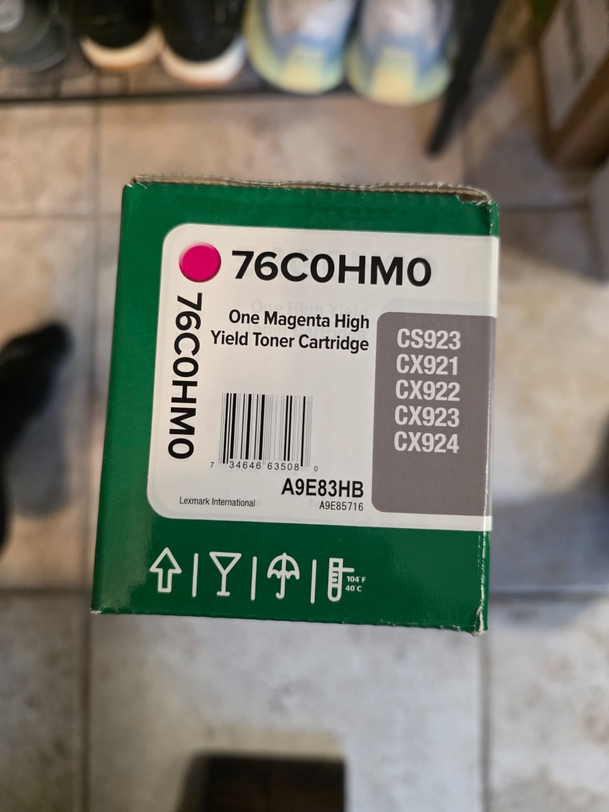 Lexmark 76C0HM0 Magenta Toner Cartridge - new in box, never opened