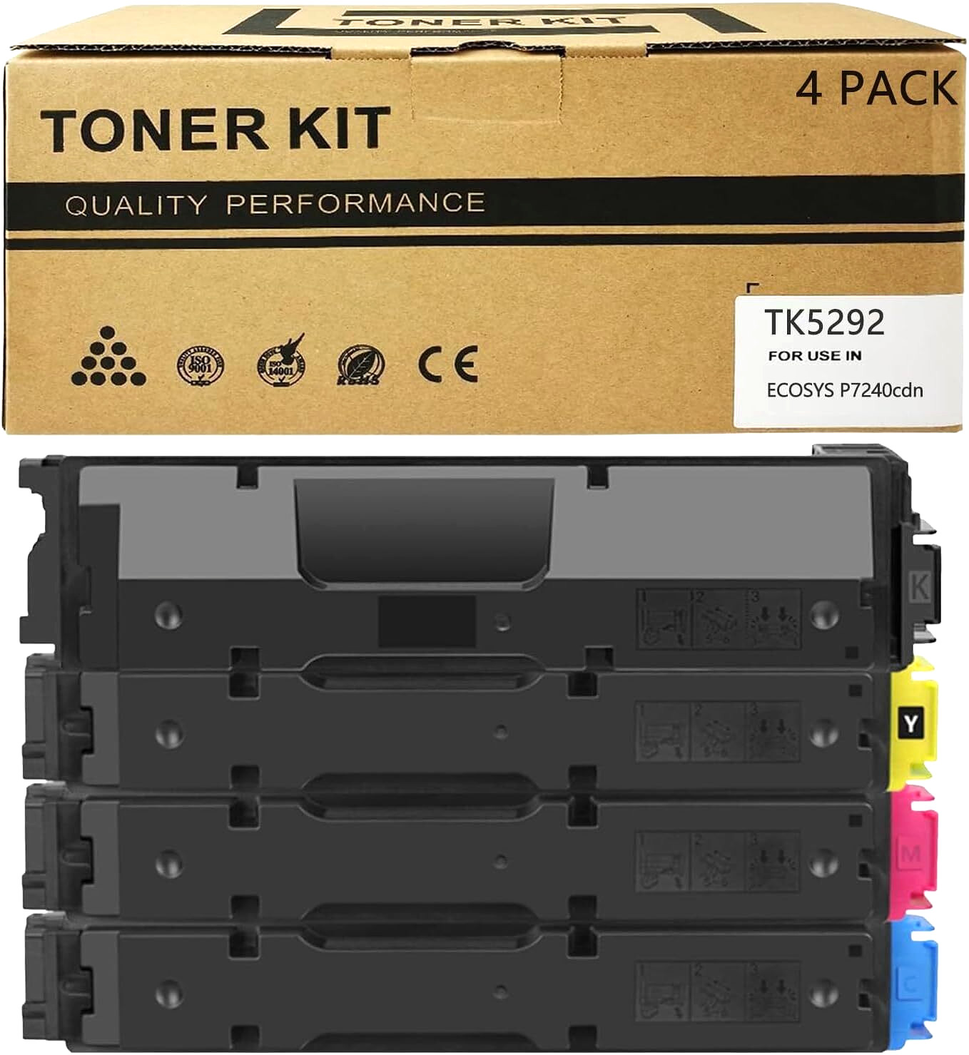 TK-5292 High Yield Toner Cartridge Replacement for Kyocera ECOSYS P7240cdn