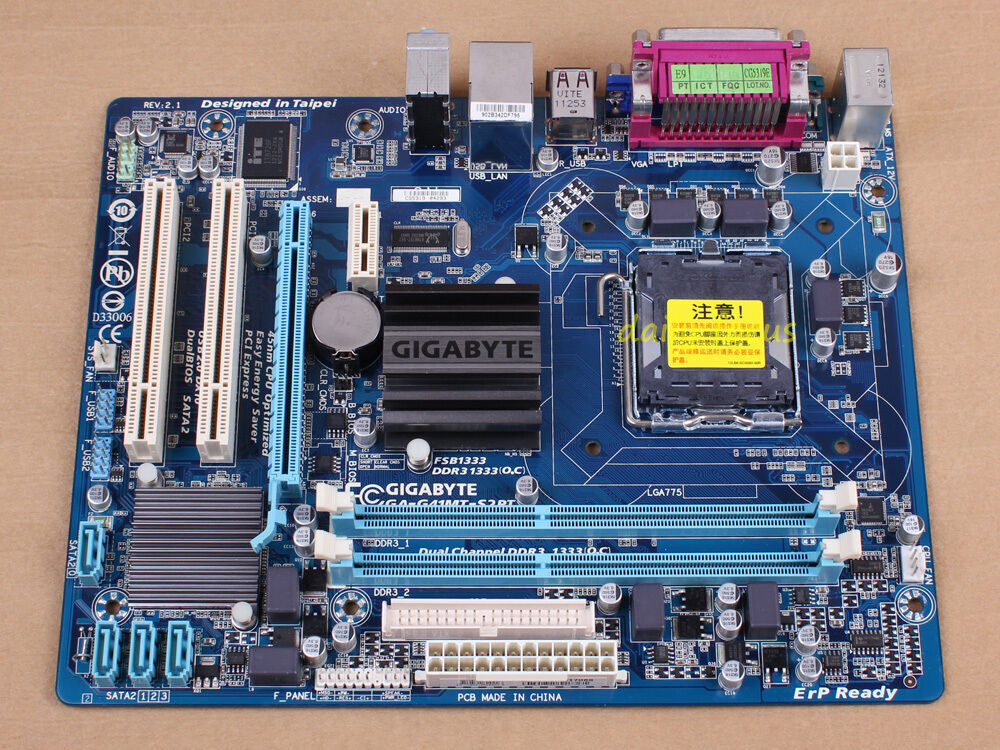 Gigabyte GA-G41MT-S2PT V1.0 Motherboard Socket 775 DDR3 Intel G41