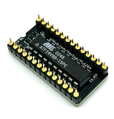 Commodore 16 PLA Replacement for MOS 251641-02 with GOLD pins  - USA Seller
