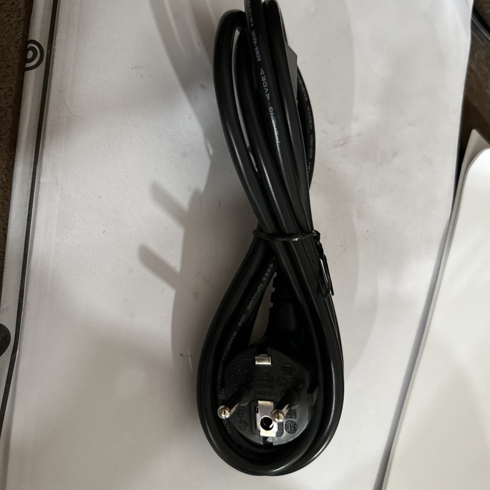New I-Sheng SP-023 16A 250W Europe outlet Power Cord Black