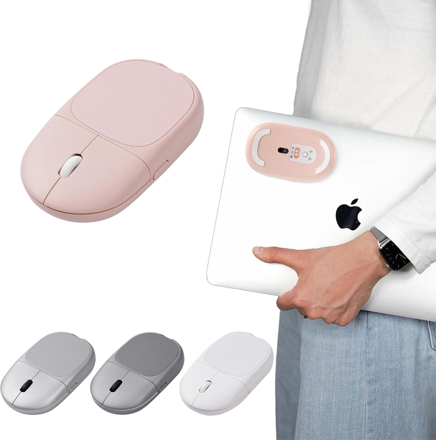 Magnito – Magnetic Wireless Bluetooth Mouse for Macbook, Ipad, Laptop, Windows,