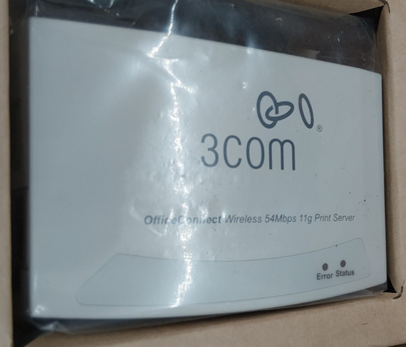 3 COM OfficeConnect 54Mbps 11g Print Server