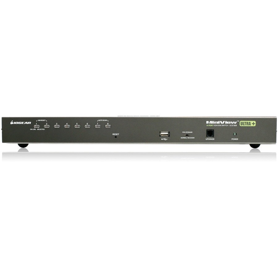 Iogear 8-Port USB PS/2 Combo KVMP Switch GCS1808