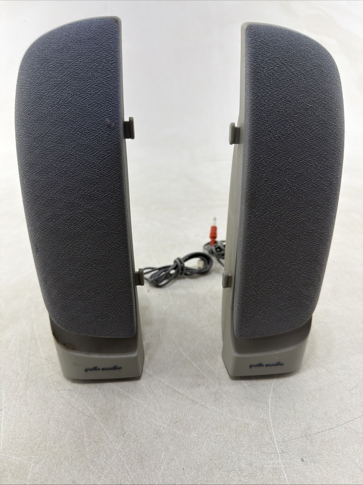 Polk Audio N279 Retro Multimedia Monitor Mount Computer Speakers Set L/R PC