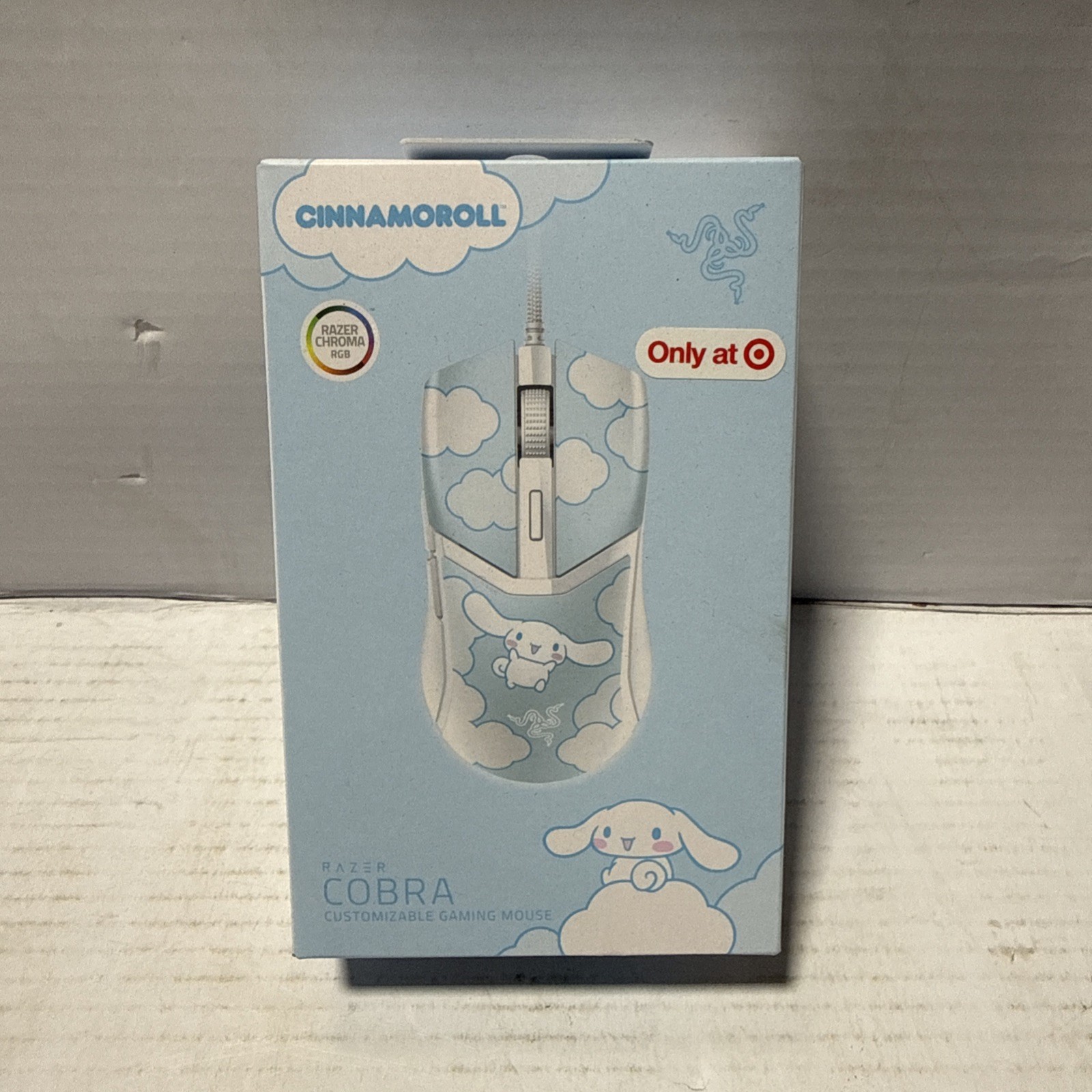 Razer Cobra Cinnamoroll Limited Edition Customizable Gaming Mouse New In Box