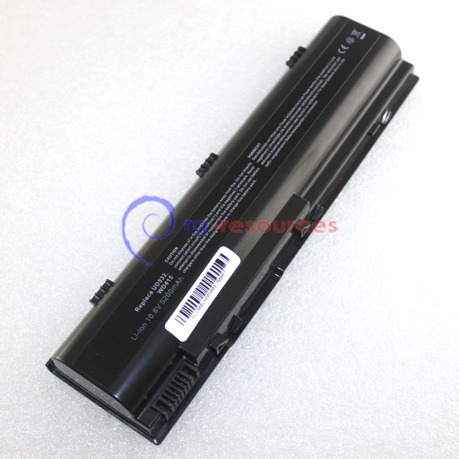 New 6Cell HD438 Battery for Dell Inspiron 1300 B120 B130 11.1V 5200mAh