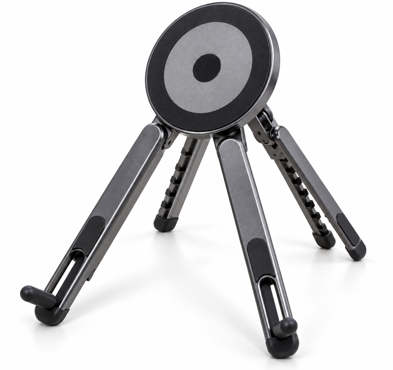 YK-39 Magnetic Aluminum Stand for Phone Tablet Laptop Foldable Adjustable