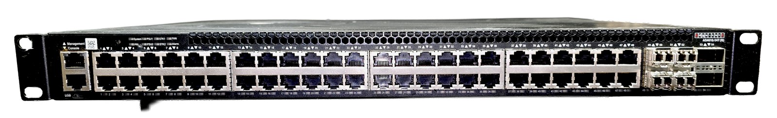 LOT OF 50 Edge-Core 4610-54T-O-AC-B 48-Port Gigabit Switch w/ 6 x 10Gb SFP+2 PSU