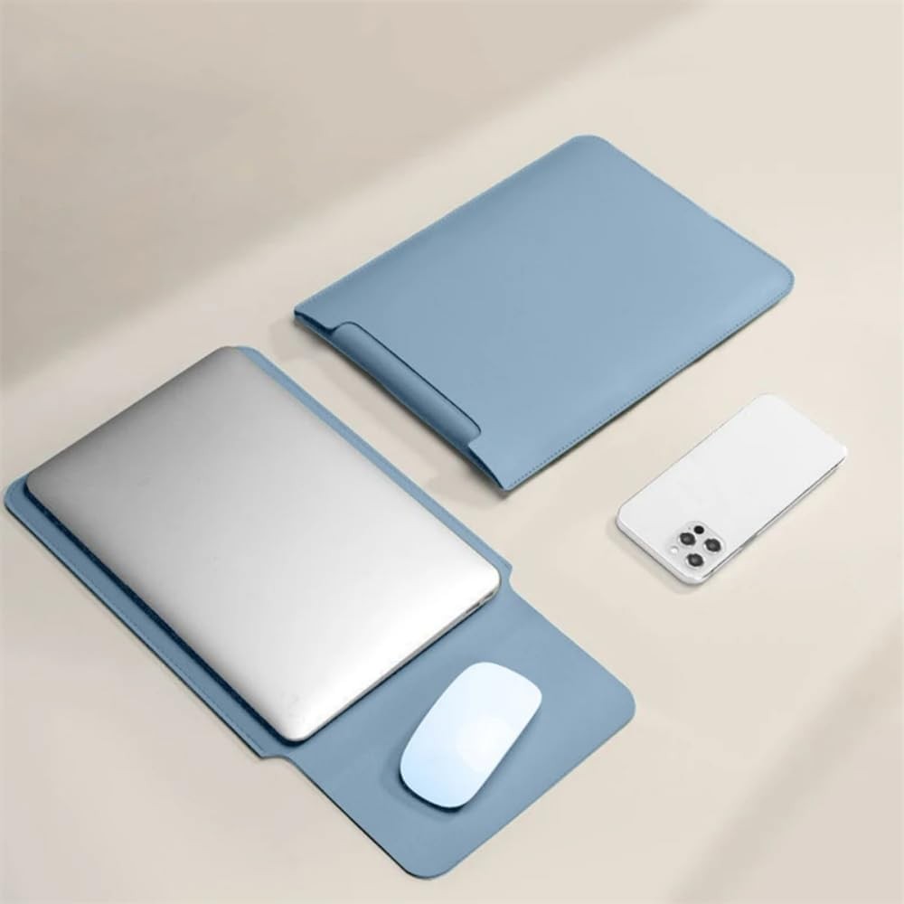 Laptop Sleeve for MacBook Air 13 Inch - Waterproof Pu Leather Case for A2337