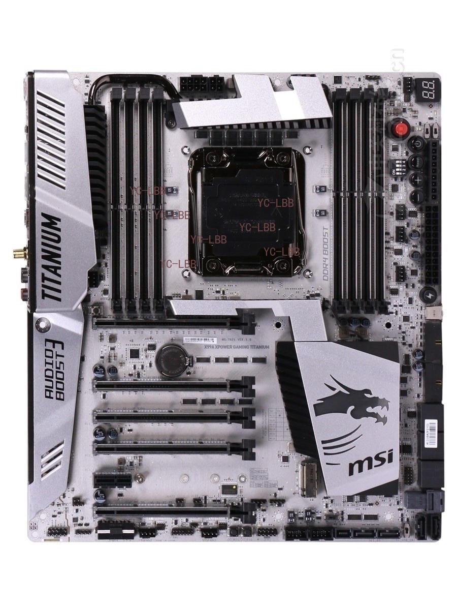 For MSI X99A XPOWER GAMING TITANIUM motherboard LGA2011-V3 DDR4 128G EATX Tested