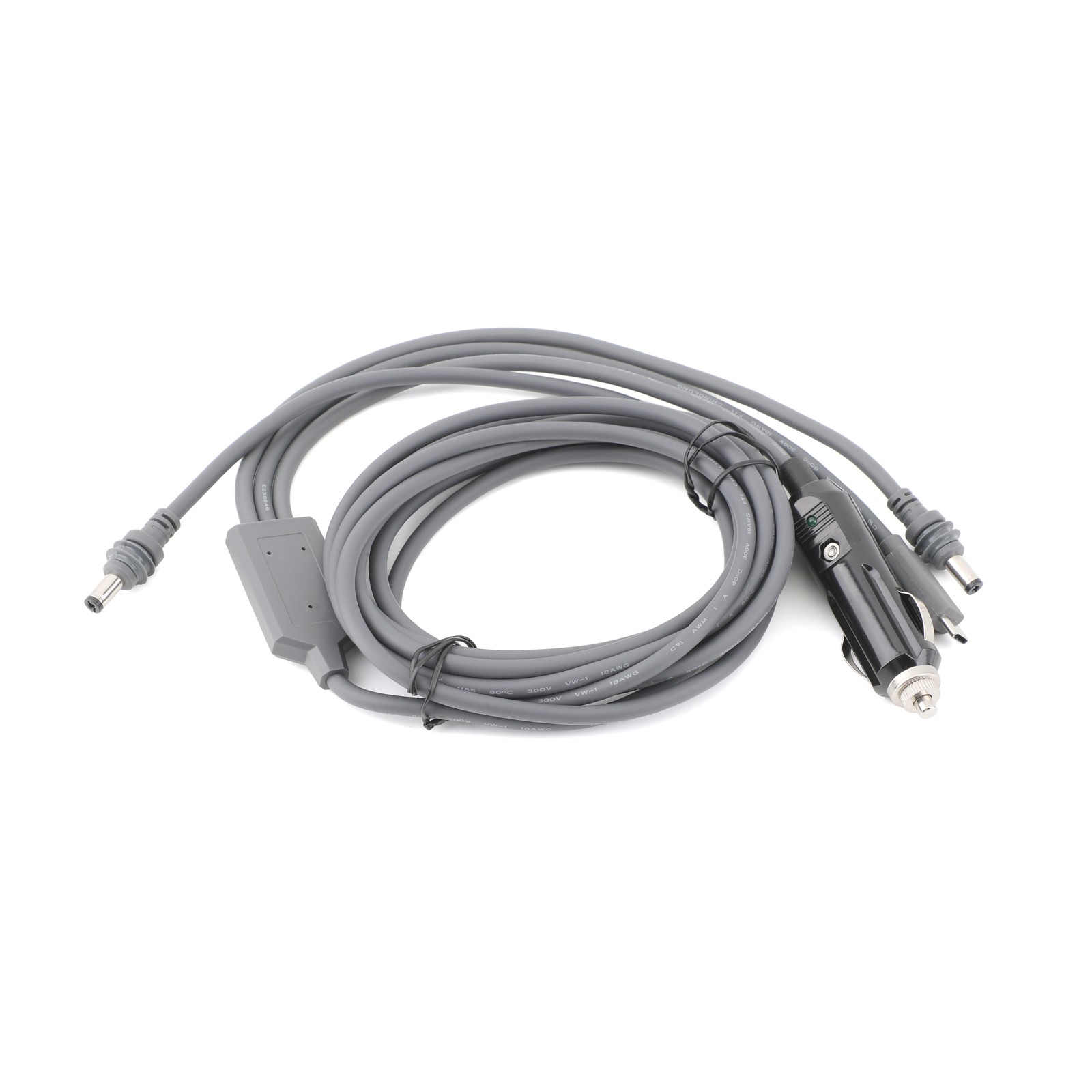 Mini 3 in 1 Car Charger/Type-C/DC to Mini DC Power Cable For Starlink