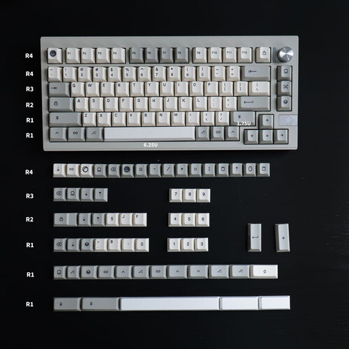 Retro Simple Theme Keycaps 142Pcs/set PBT Cherry Profile