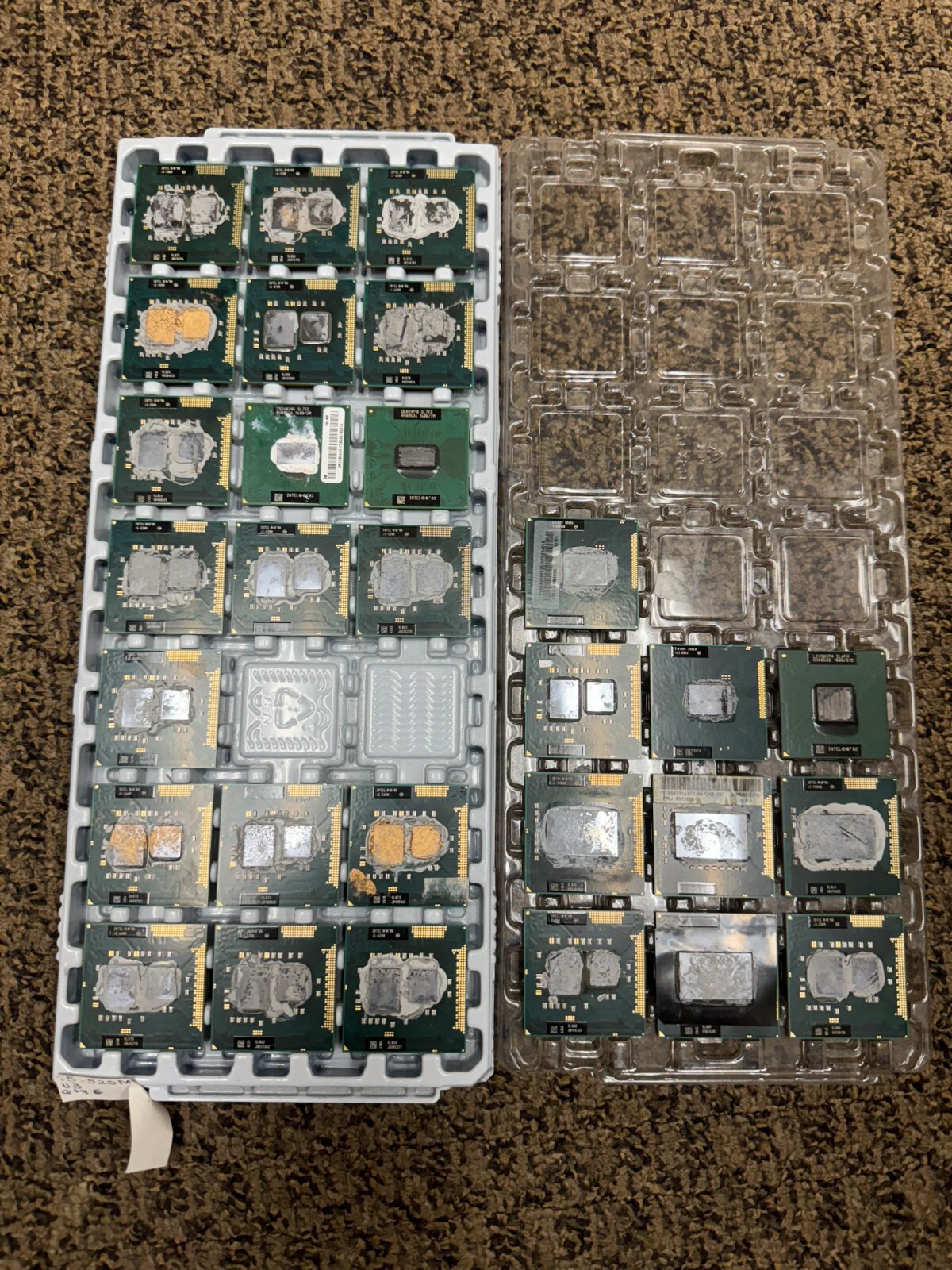 29x Intel Core i5 Dual-Core G1 Laptop CPU Processor variety lot in discription
