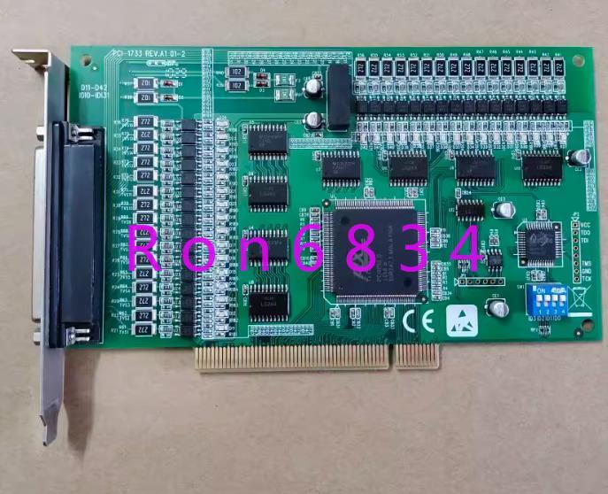 1pc used Advantech PCI-1733 REV.A1 01-2 card