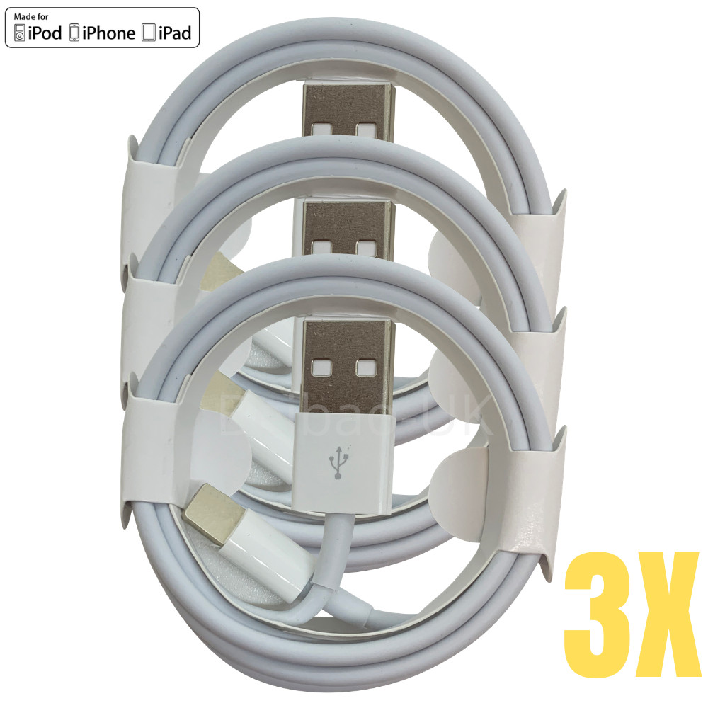 Wholesale USB Fast Charger Cable 3/6Ft Lot For iPhone 14 13 12 11 XR X 8 7 iPad