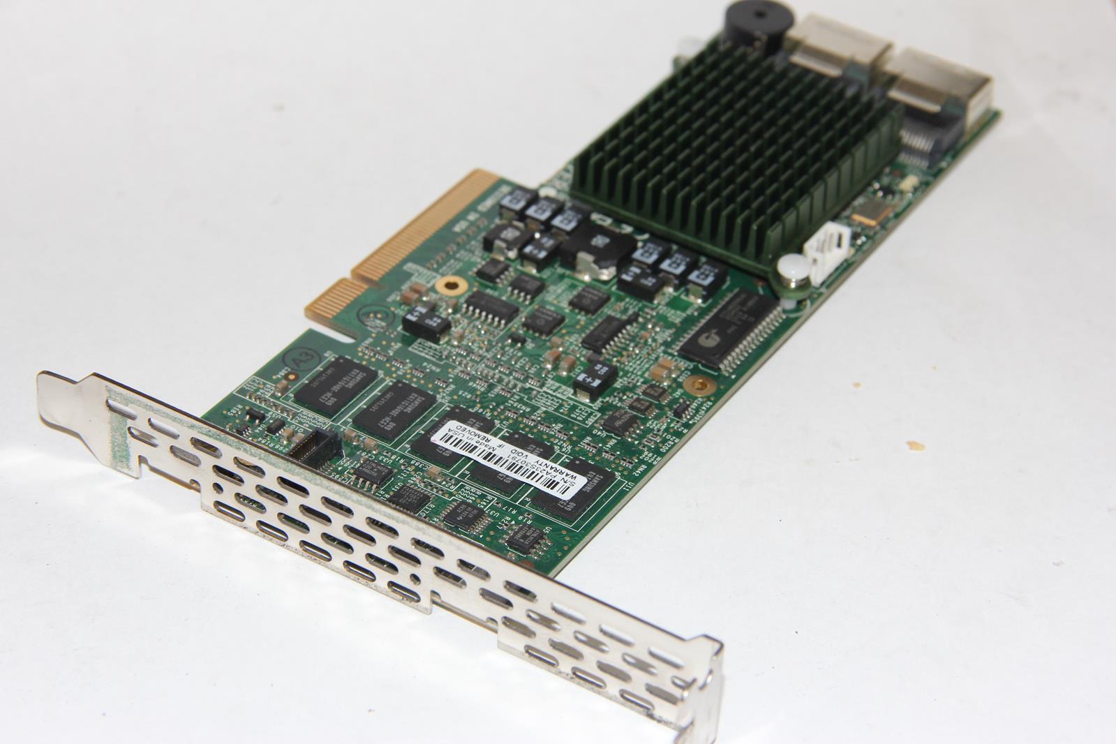 SUPERMICRO AOC-USAS2LP-H8IR 6Gb/s 8-Port SAS RAID Controller w/ Full Size Bra