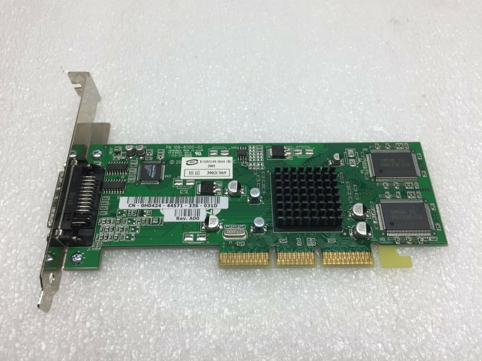 ATI Radeon 7000 AGP 32MB DDR Dual Head Video Card 1028110800 Dell 1R919 FR SHIP