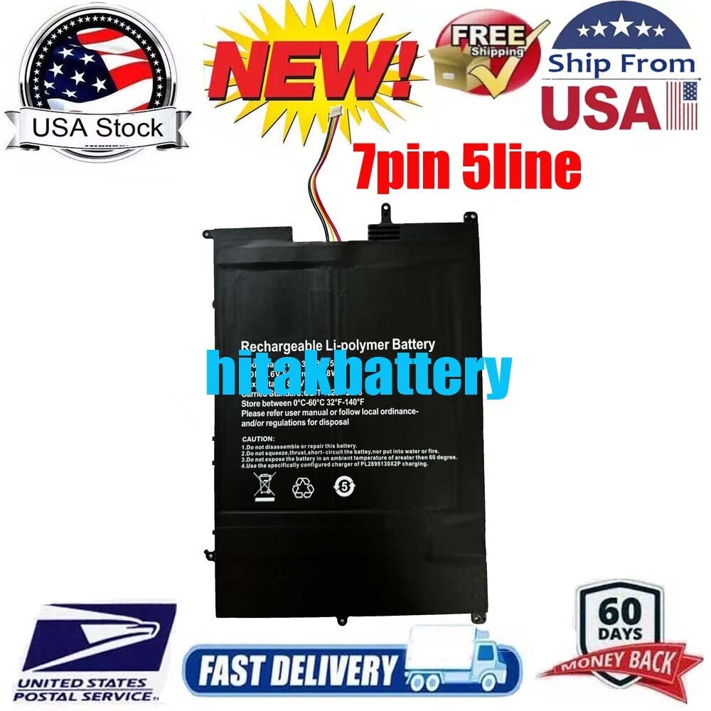 7.6V 5000mAh/38Wh NV-3178185-2S battery For Sgin X15 Tablet PC M15 X15 15.6" US