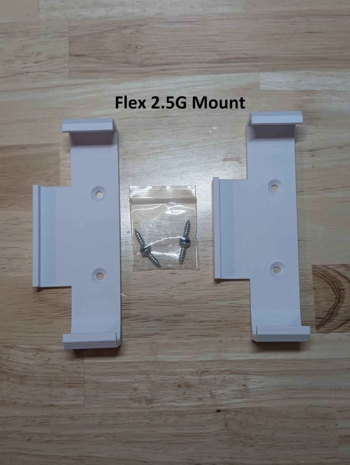 2 PACK Unify Flex Mini OR Flex 2.5G 3D Printed Wall Mount for Ubiquiti Unifi USW