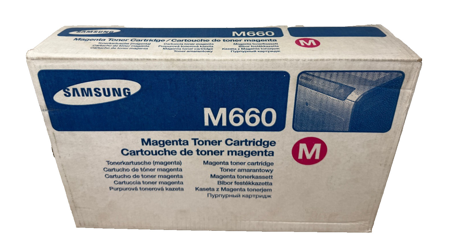 SAMSUNG CLP-M660B ST924A GENUINE MAGENTA TONER CLP-610/CLP-660/CLX-6200/6210