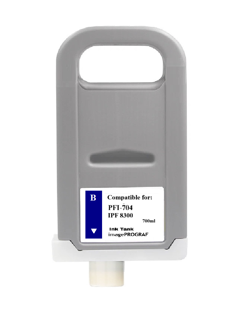 PFI-704 Blue Ink Cartridge for Canon IPF 8300s 8300 PFI704B